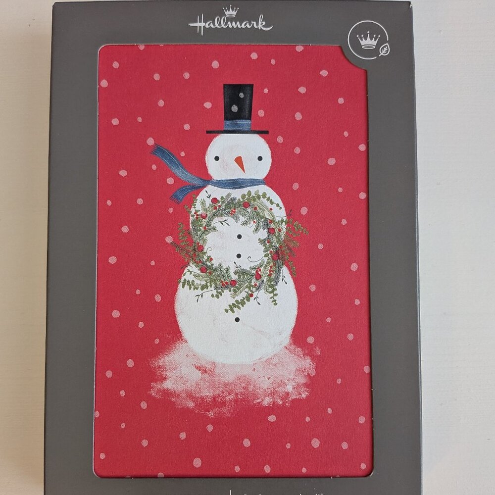 Hallmark snowman Christmas cards